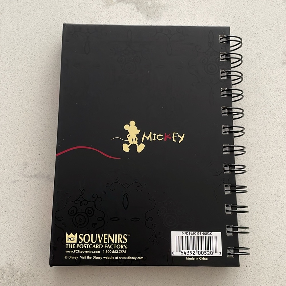 Mickey Autograph Mini Notebook - Black - Picture 11 of 11